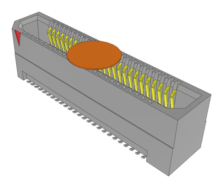 Samtec Erf8-025-07.0-S-Dv-K-Fr Mezzanine Connector, Rcpt, 50P, 2Row, 0.8mm