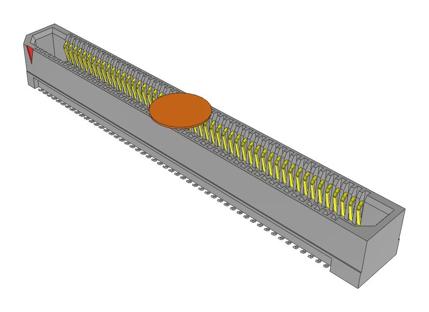 Samtec Erf8-050-05.0-S-Dv-K-Fr Mezzanine Connector, Rcpt, 100P, 2Row, 0.8mm