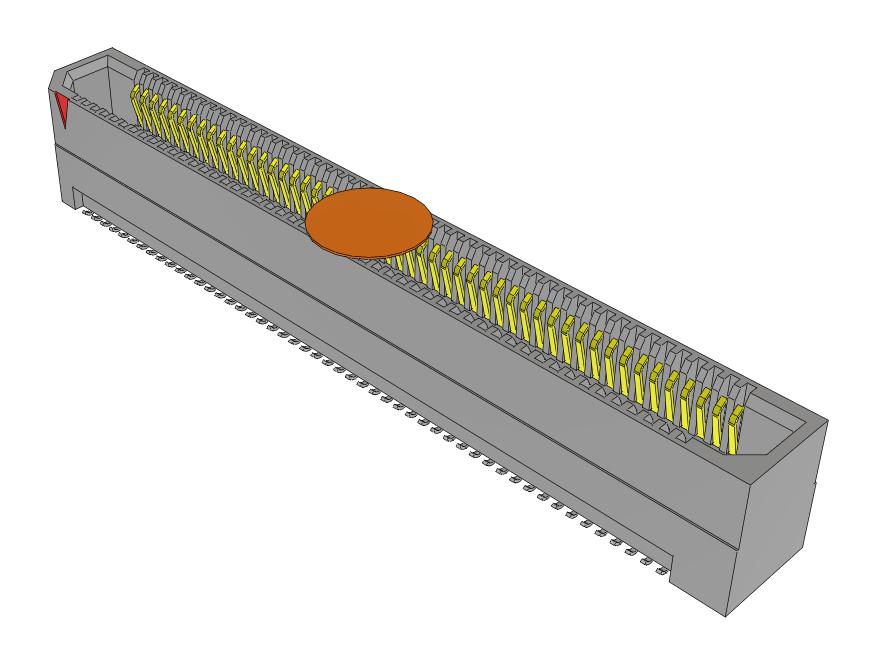 Samtec Erf8-050-07.0-L-Dv-K-Fr Mezzanine Connector, Rcpt, 100P, 2Row, 0.8mm