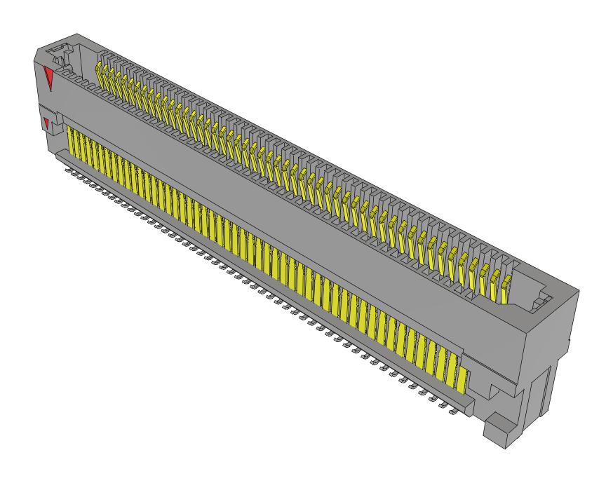 Samtec Erf8-050-09.0-S-Dv-L-Fr Mezzanine Connector, Rcpt, 100P, 2Row, 0.8mm