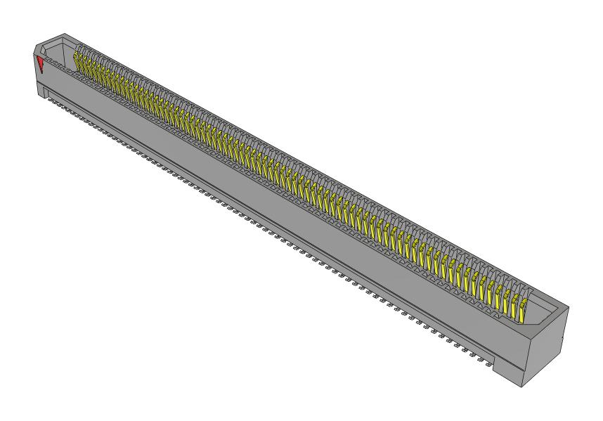 Samtec Erf8-075-05.0-L-Dv-Fr Mezzanine Connector, Rcpt, 150P, 2Row, 0.8mm