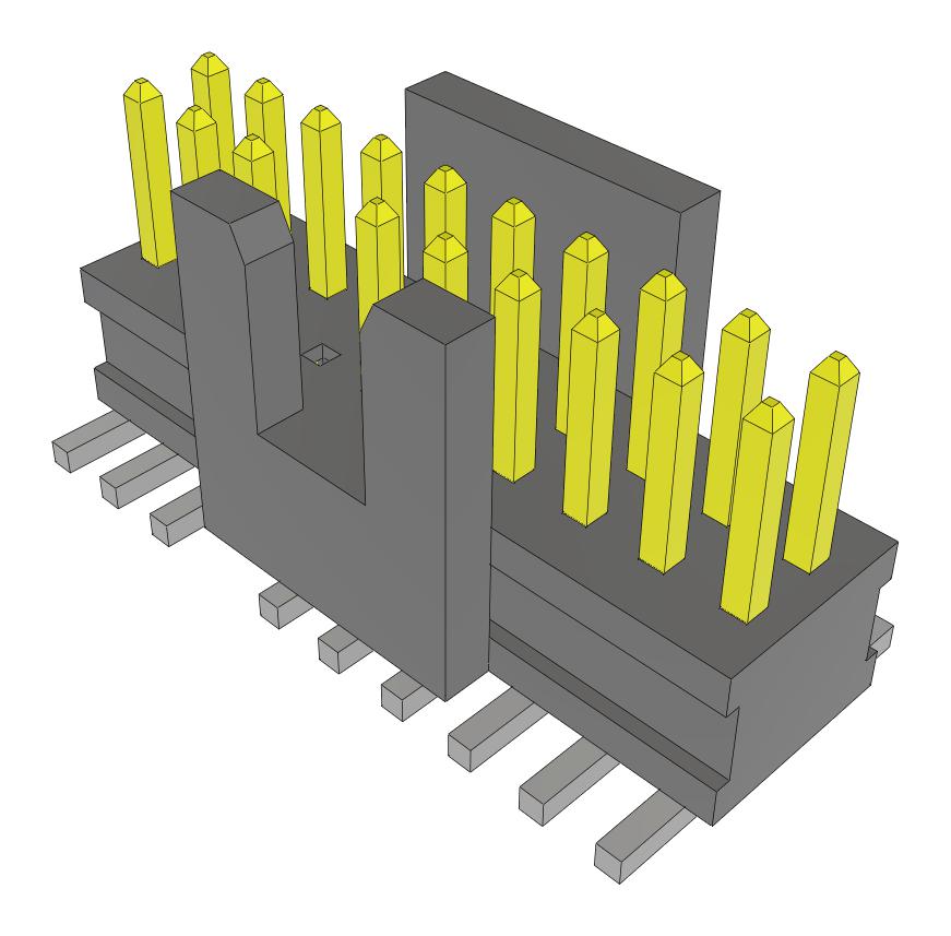 Samtec Ftsh-110-01-L-Dv-007-K-Fr Connector, Header, 20Pos, 2Row, 1.27mm, Smt