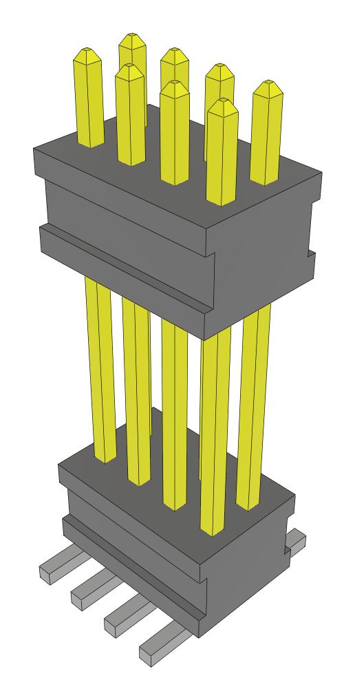 Samtec Fw-04-05-L-D-460-080-A-Fr Stacking Connector, Hdr, 8Pos, 2Row, 1.27mm