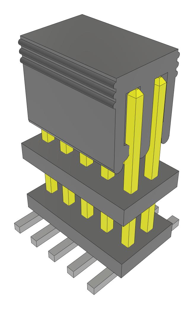 Samtec Fw-05-03-F-D-170-180-P-Fr Stacking Connector, Hdr, 10Pos, 2Row, 1.27mm