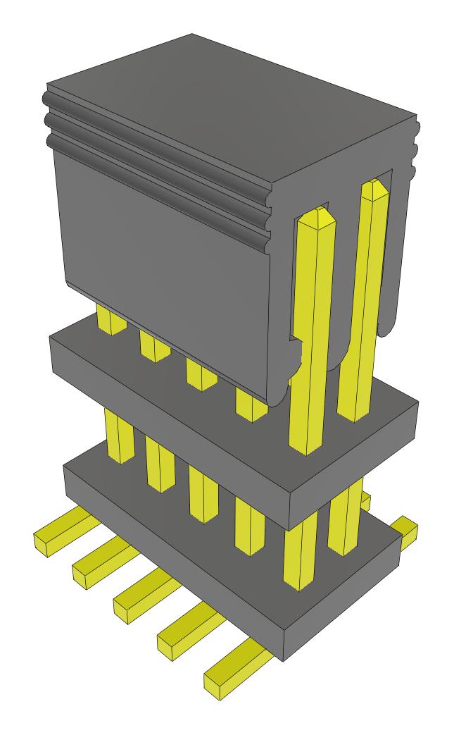 Samtec Fw-05-03-G-D-180-180-P-Fr Stacking Connector, Hdr, 10Pos, 2Row, 1.27mm