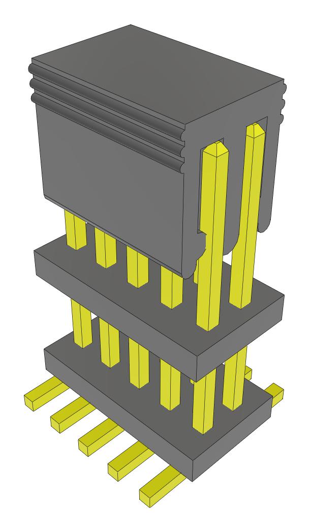 Samtec Fw-05-03-G-D-197-203-P-Fr Stacking Connector, Hdr, 10Pos, 2Row, 1.27mm