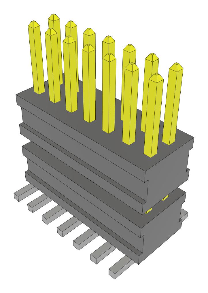 Samtec Fw-07-05-L-D-248-153-Fr Stacking Connector, Hdr, 14Pos, 2Row, 1.27mm