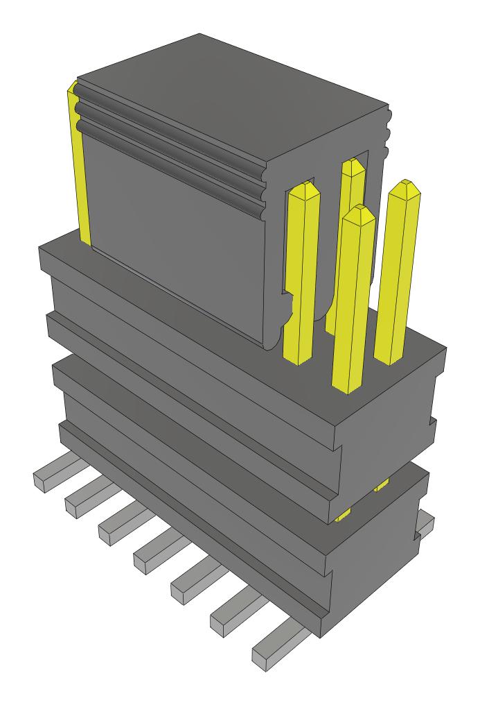 Samtec Fw-07-05-L-D-248-153-P-Fr Stacking Connector, Hdr, 14Pos, 2Row, 1.27mm