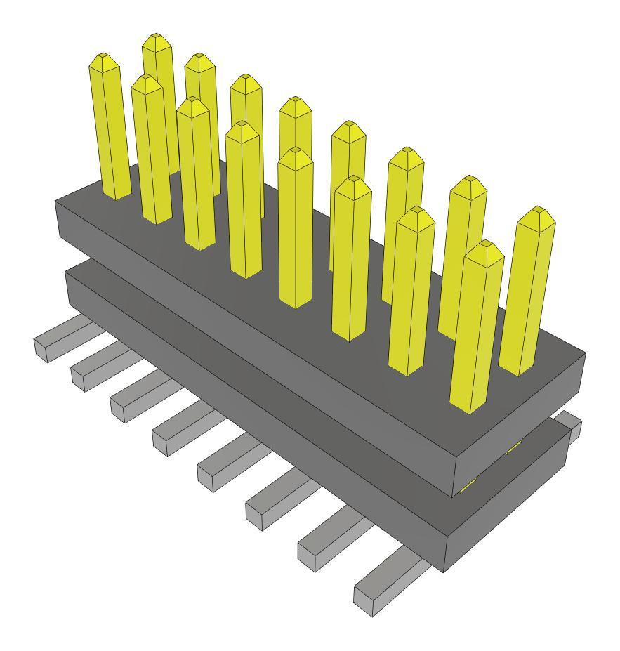 Samtec Fw-08-03-F-D-118-118-Fr Stacking Connector, Hdr, 16Pos, 2Row, 1.27mm