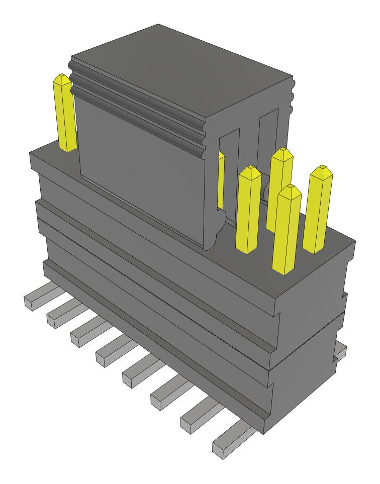 Samtec Fw-08-03-Lm-D-215-100-A-P-Fr Stacking Connector, Hdr, 16Pos, 2Row, 1.27mm