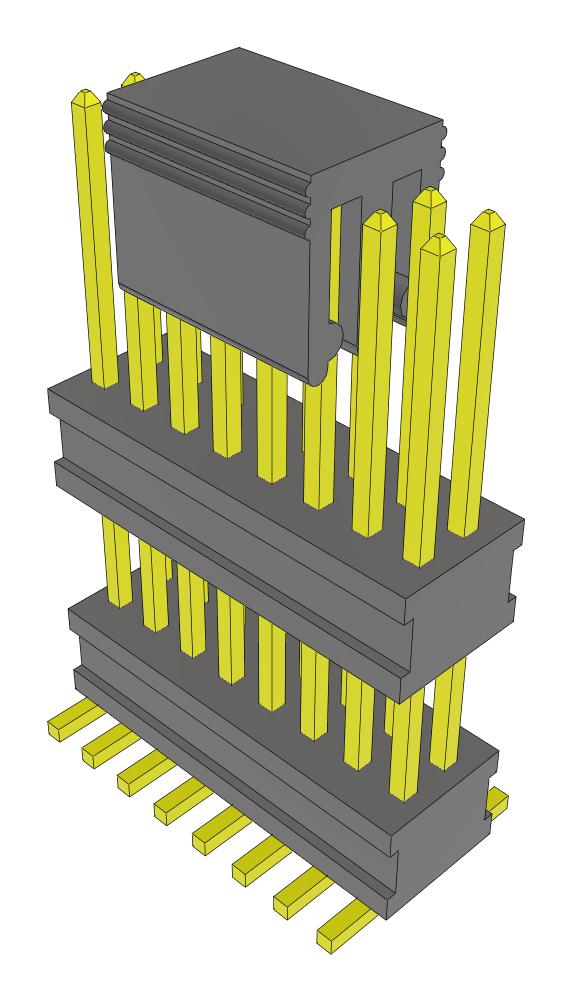 Samtec Fw-08-05-G-D-353-256-A-P-Fr Stacking Connector, Hdr, 16Pos, 2Row, 1.27mm