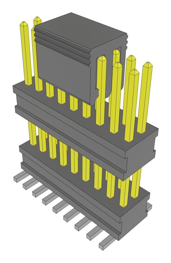 Samtec Fw-09-05-F-D-350-200-P-Fr Stacking Connector, Hdr, 18Pos, 2Row, 1.27mm