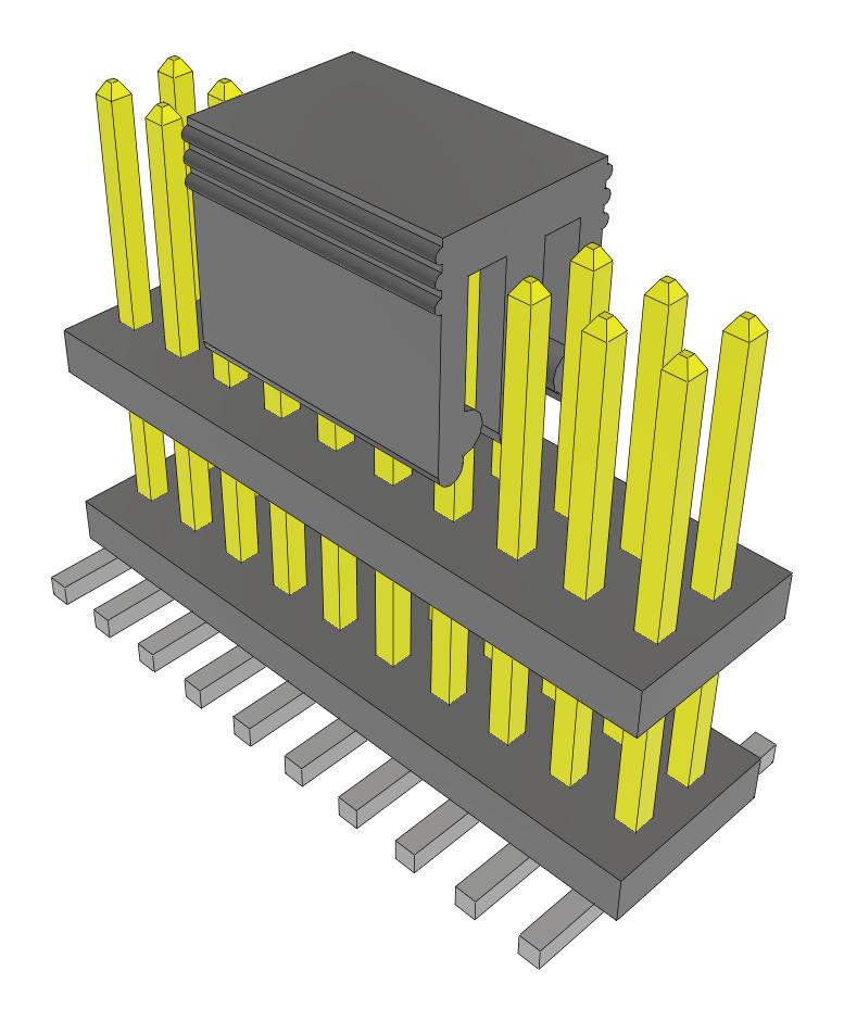 Samtec Fw-10-03-F-D-197-177-P-Fr Stacking Connector, Hdr, 20Pos, 2Row, 1.27mm