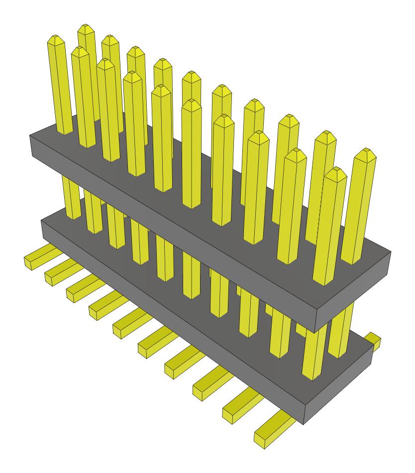 Samtec Fw-10-03-G-D-196-141-Fr Stacking Connector, Hdr, 20Pos, 2Row, 1.27mm