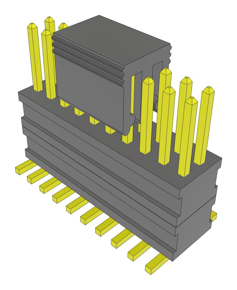 Samtec Fw-10-03-G-D-215-172-A-P-Fr Stacking Connector, Hdr, 20Pos, 2Row, 1.27mm