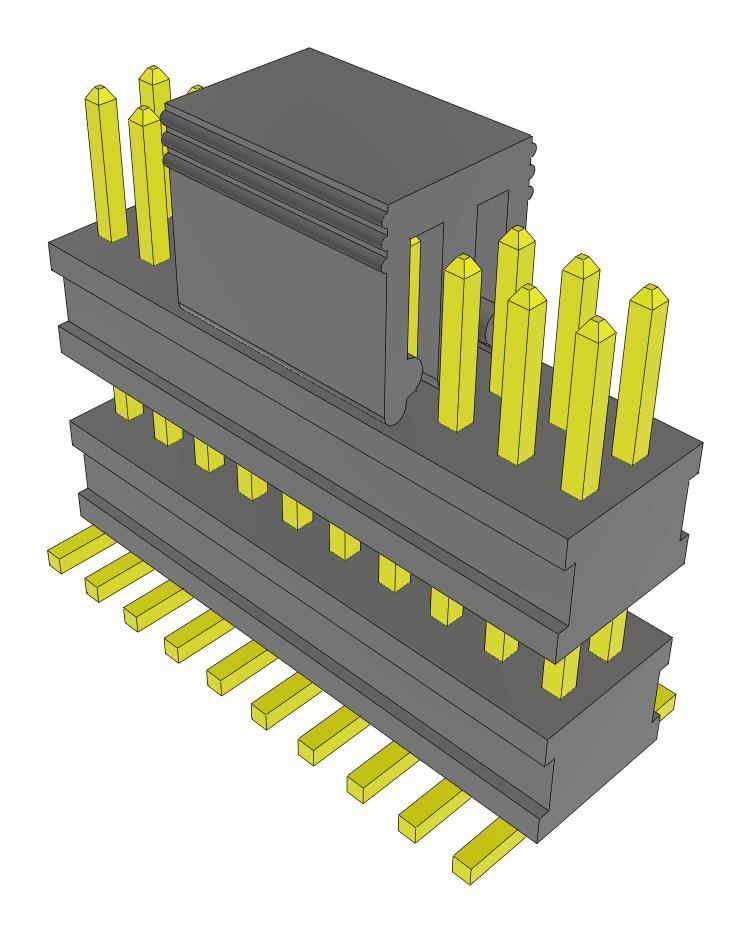 Samtec Fw-10-03-G-D-280-120-A-P-Fr Stacking Connector, Hdr, 20Pos, 2Row, 1.27mm