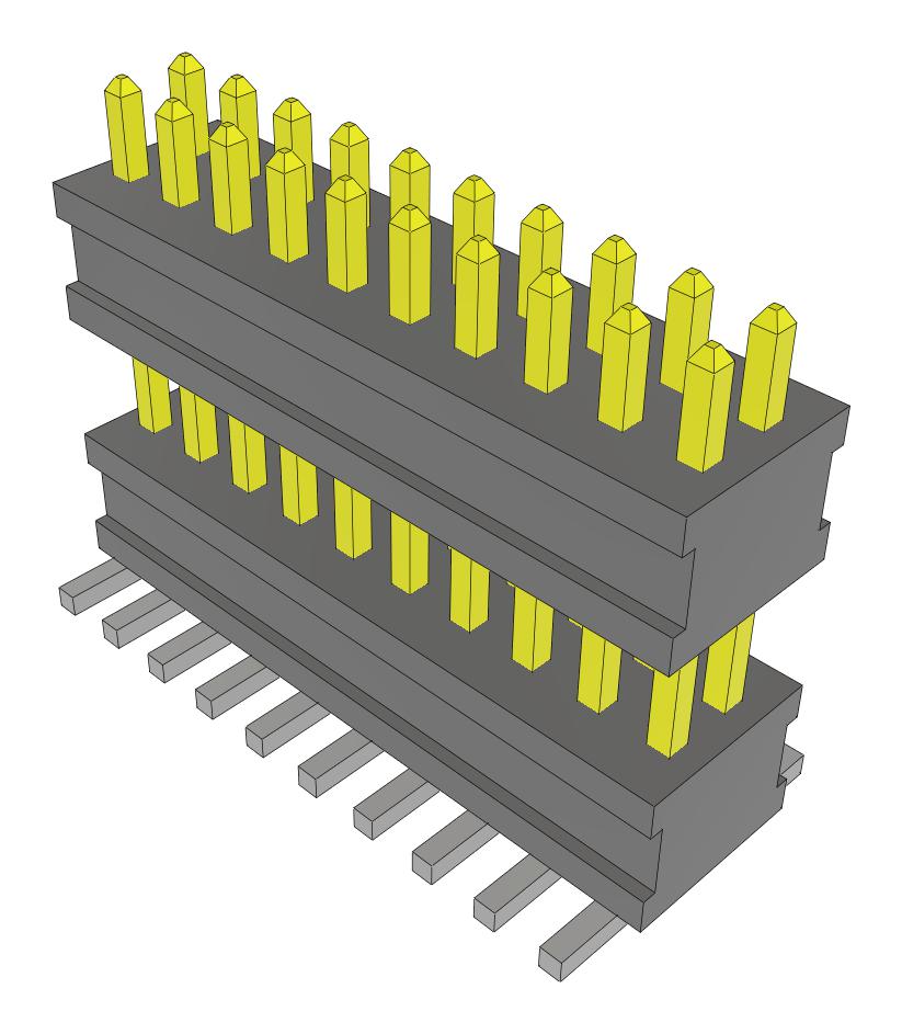 Samtec Fw-10-03-L-D-305-065-A-Fr Stacking Connector, Hdr, 20Pos, 2Row, 1.27mm