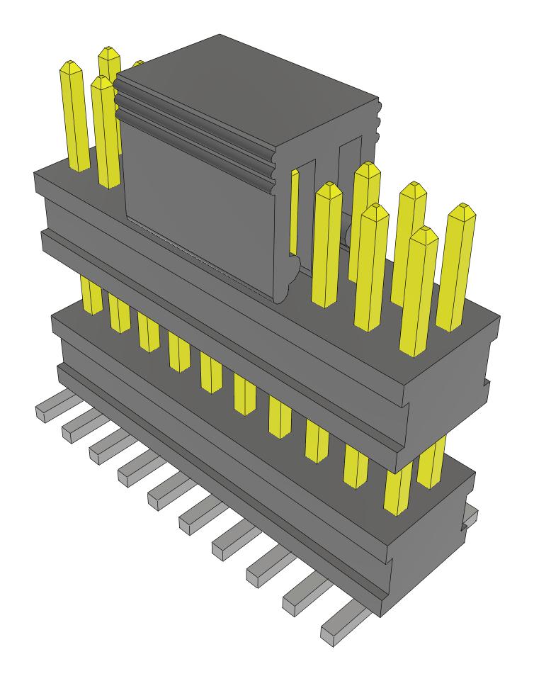 Samtec Fw-10-05-F-D-303-120-P-Fr Stacking Connector, Hdr, 20Pos, 2Row, 1.27mm