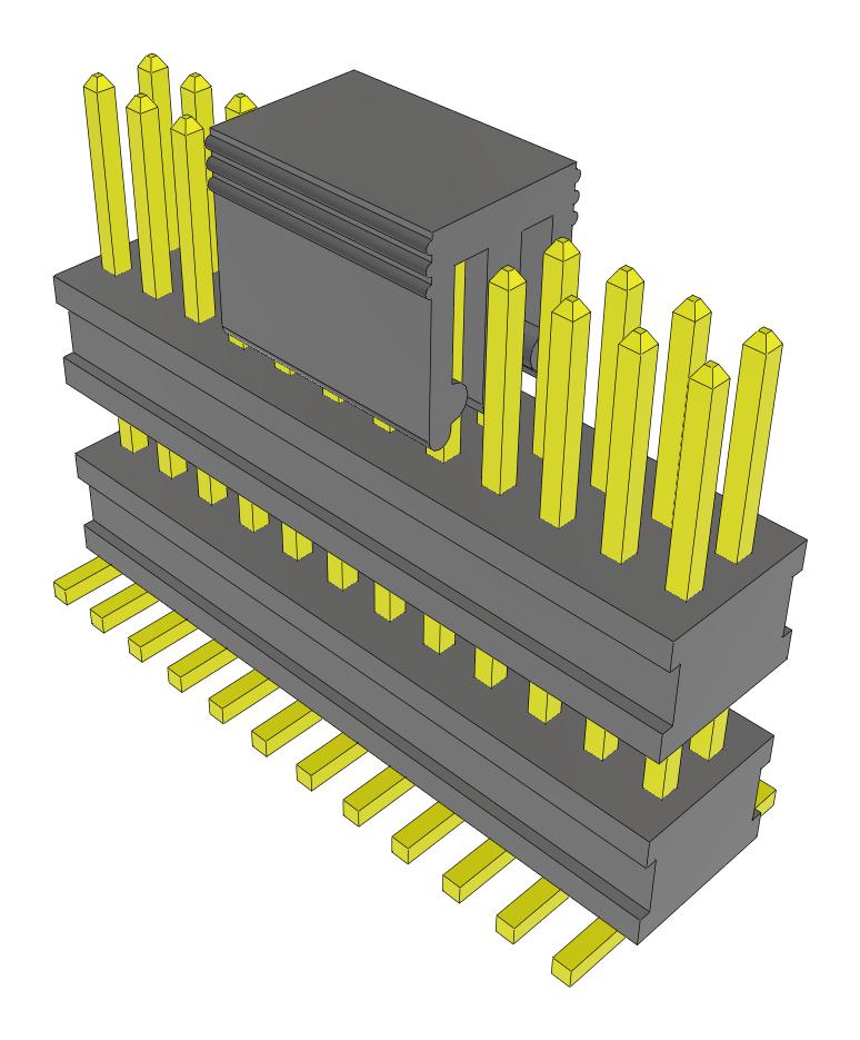 Samtec Fw-12-05-G-D-283-160-P-Fr Stacking Connector, Hdr, 24Pos, 2Row, 1.27mm