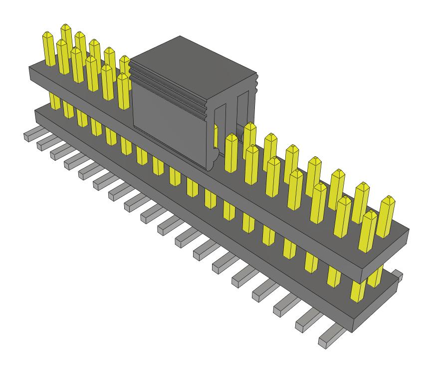 Samtec Fw-18-03-F-D-166-080-P-Fr Stacking Connector, Hdr, 36Pos, 2Row, 1.27mm