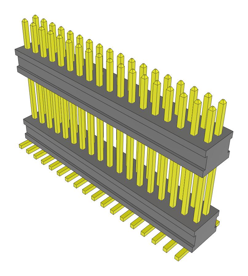 Samtec Fw-18-05-H-D-440-118-A-Fr Stacking Connector, Hdr, 36Pos, 2Row, 1.27mm