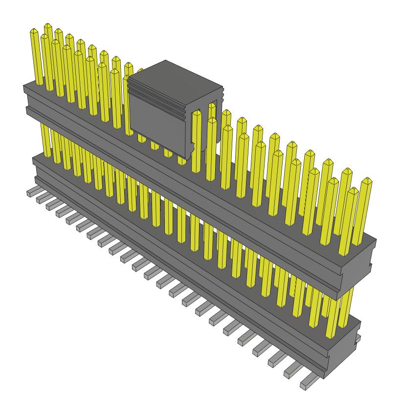 Samtec Fw-23-05-L-D-375-177-P-Fr Stacking Connector, Hdr, 46Pos, 2Row, 1.27mm