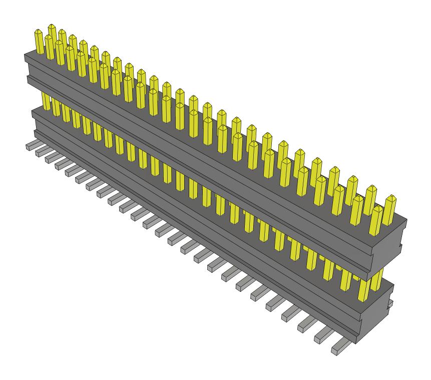 Samtec Fw-25-03-F-D-313-075-A-Fr Stacking Connector, Hdr, 50Pos, 2Row, 1.27mm