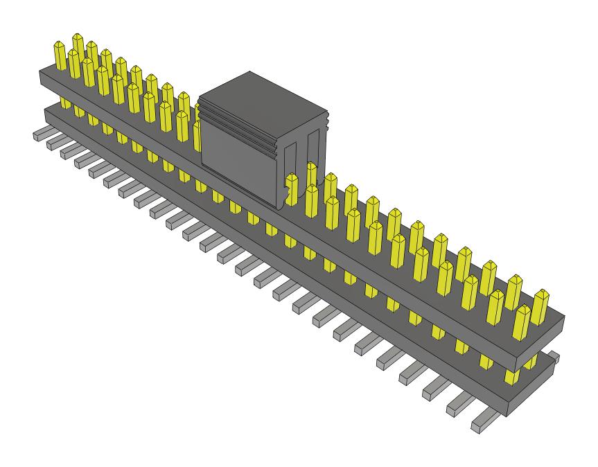 Samtec Fw-25-03-L-D-149-065-P-Fr Stacking Connector, Hdr, 50Pos, 2Row, 1.27mm