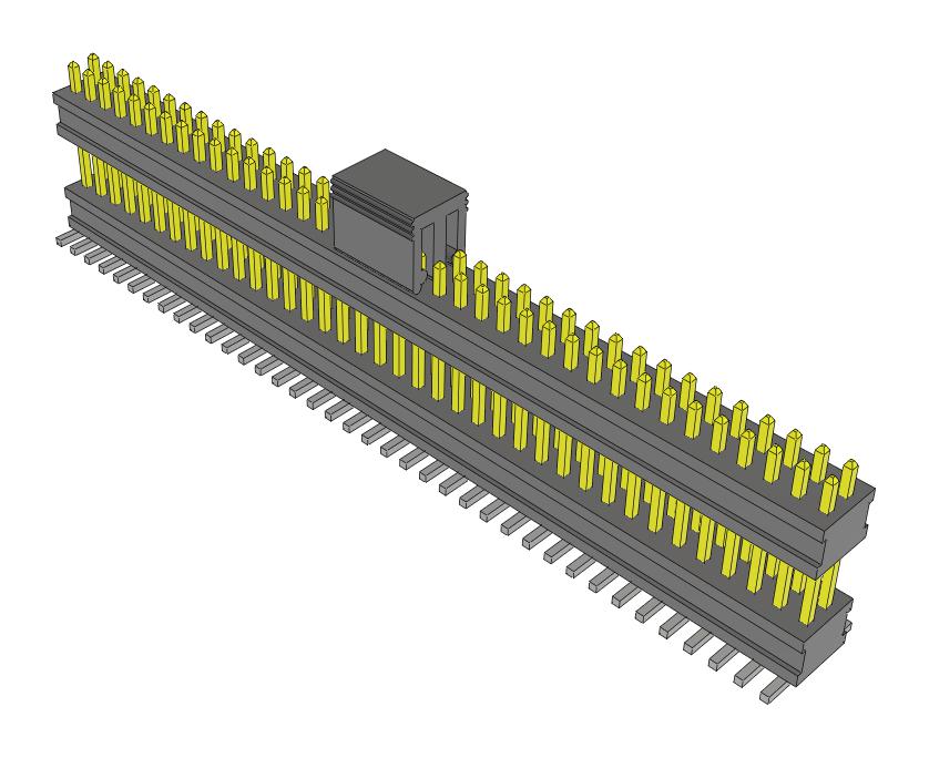Samtec Fw-38-05-L-D-345-065-A-P-Fr Stacking Connector, Hdr, 76Pos, 2Row, 1.27mm