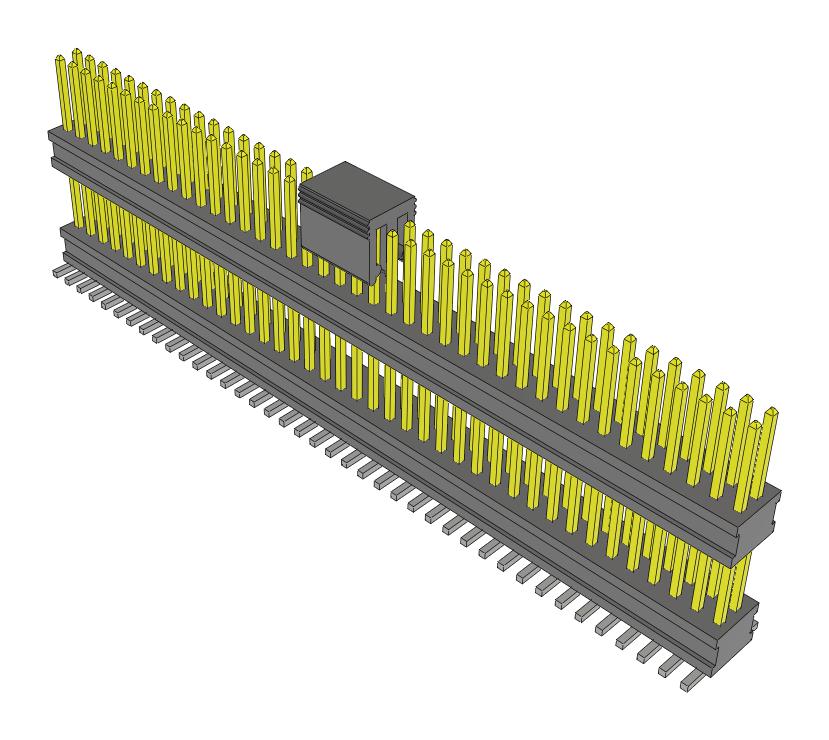 Samtec Fw-40-05-L-D-394-197-P-Fr Stacking Connector, Hdr, 80Pos, 2Row, 1.27mm