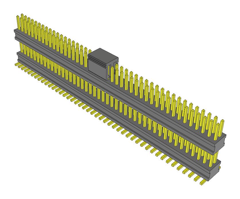 Samtec Fw-44-05-H-D-361-140-A-P-Fr Stacking Connector, Hdr, 88Pos, 2Row, 1.27mm