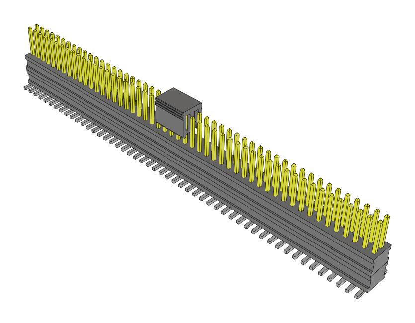 Samtec Fw-50-03-F-D-215-185-P-Fr Stacking Connector, Hdr, 100Pos, 2Row, 1.27mm