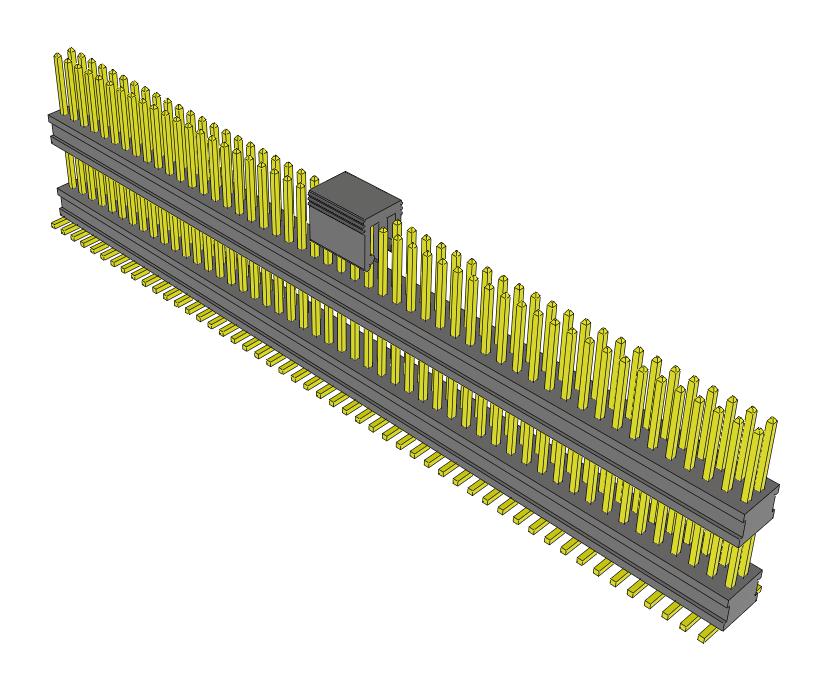 Samtec Fw-50-05-G-D-375-200-A-P-Fr Stacking Connector, Hdr, 100Pos, 2Row, 1.27mm