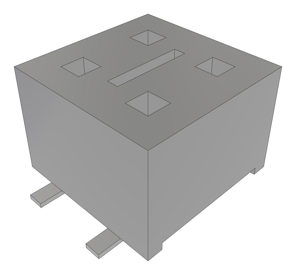 Samtec Hle-102-02-F-Dv-Be-Fr Connector, Rcpt, 4Pos, 2Row, 2.54mm