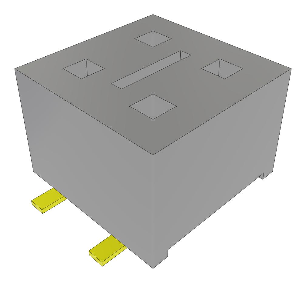 Samtec Hle-102-02-G-Dv-Be-Fr Connector, Rcpt, 4Pos, 2Row, 2.54mm