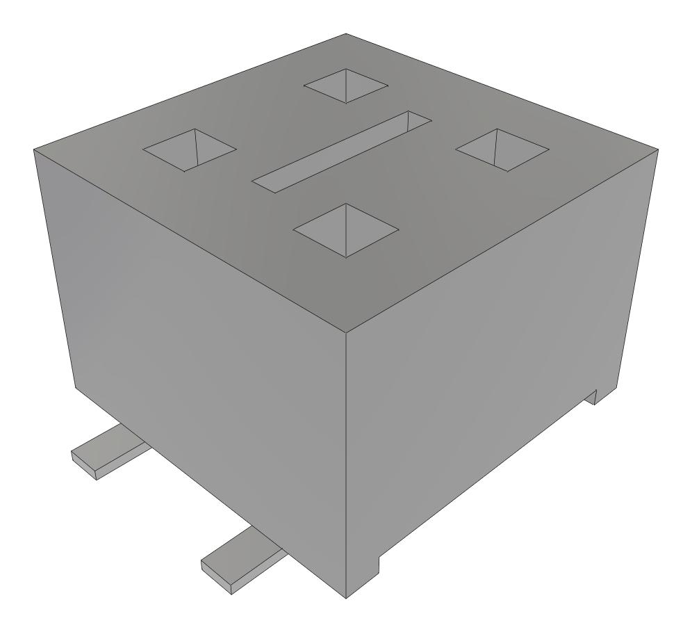 Samtec Hle-102-02-S-Dv-Be-Lc-Fr Connector, Rcpt, 4Pos, 2Row, 2.54mm