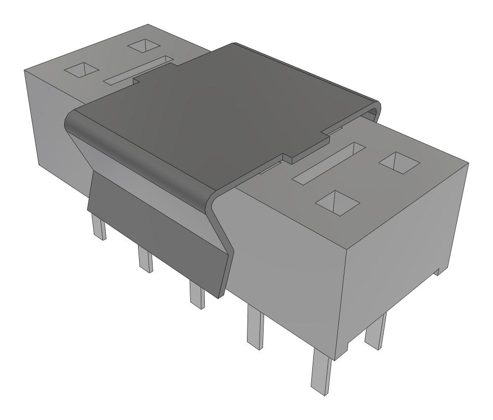 Samtec Hle-105-02-L-Dv-Te-P-Fr Connector, Rcpt, 10Pos, 2Row, 2.54mm