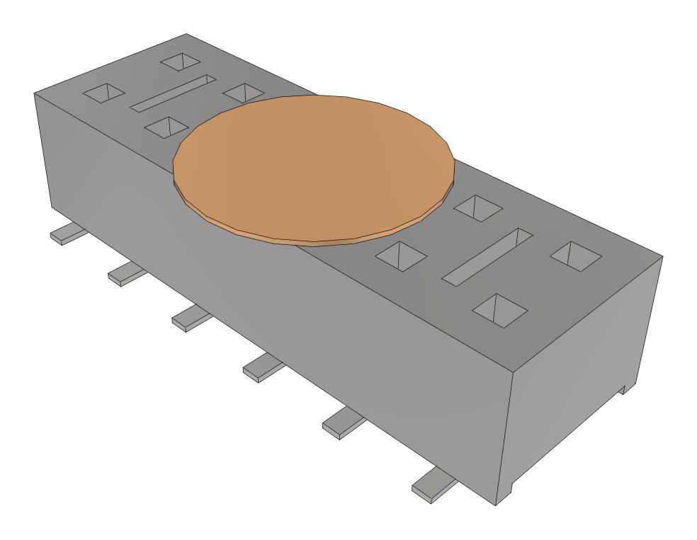 Samtec Hle-106-02-F-Dv-Be-A-K-Fr Connector, Rcpt, 12Pos, 2Row, 2.54mm