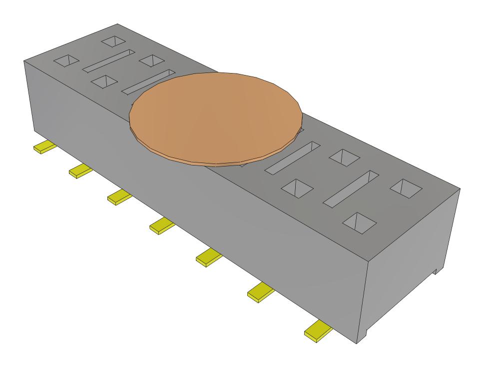 Samtec Hle-107-02-G-Dv-Be-A-K-Fr Connector, Rcpt, 14Pos, 2Row, 2.54mm