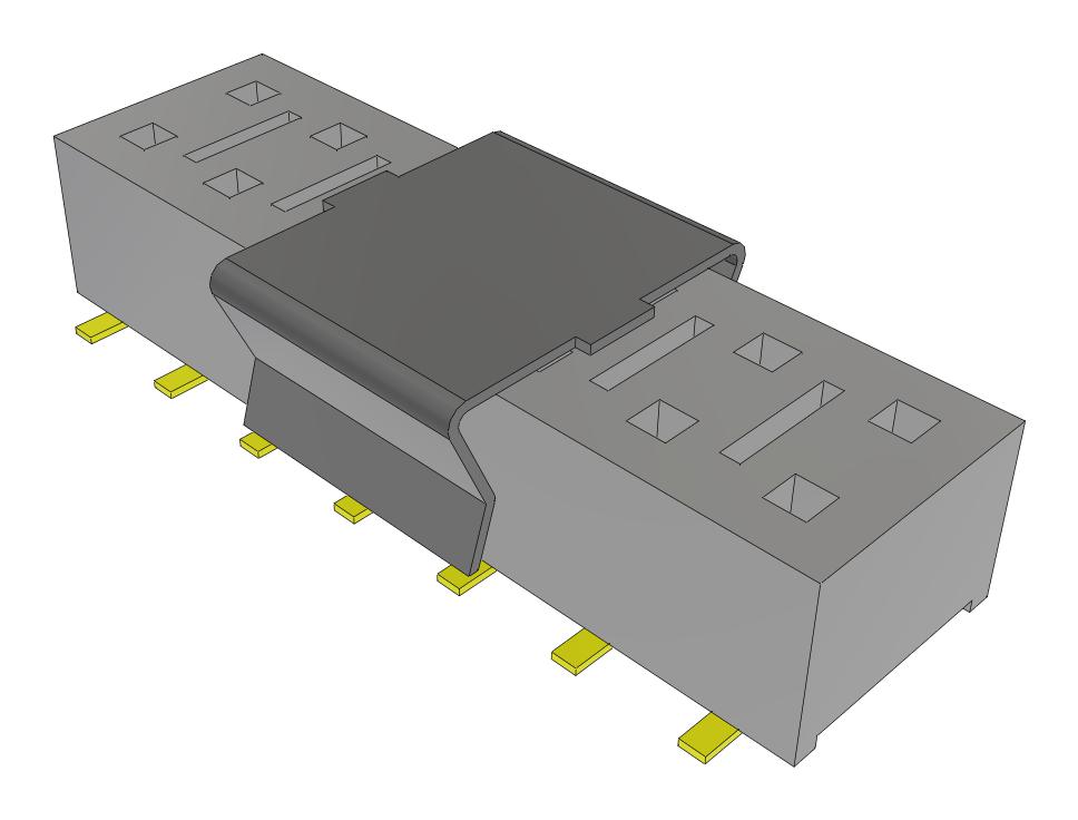 Samtec Hle-107-02-G-Dv-Be-A-P-Fr Connector, Rcpt, 14Pos, 2Row, 2.54mm