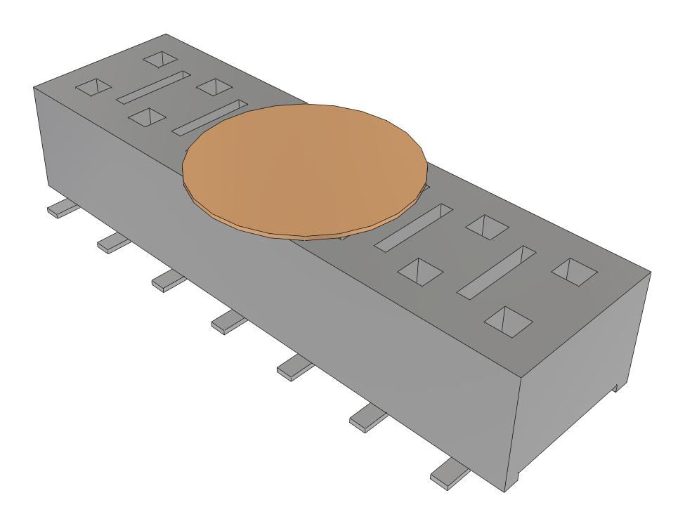 Samtec Hle-107-02-L-Dv-Be-K-Fr Connector, Rcpt, 14Pos, 2Row, 2.54mm