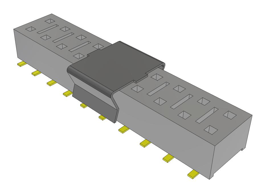 Samtec Hle-110-02-G-Dv-Be-A-P-Fr Connector, Rcpt, 20Pos, 2Row, 2.54mm