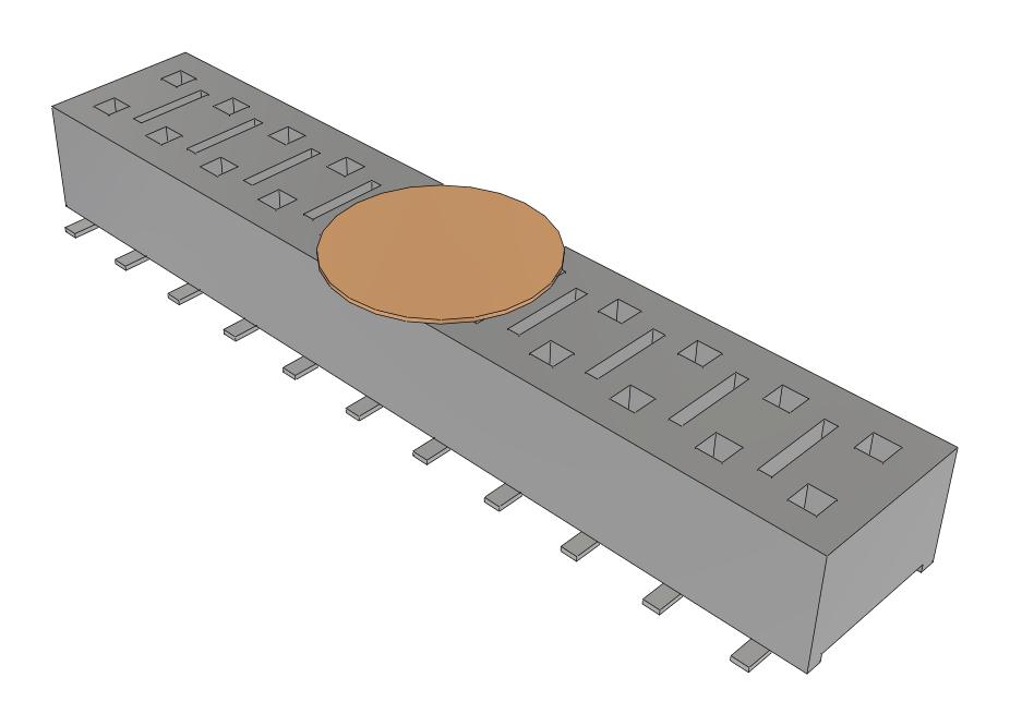 Samtec Hle-111-02-F-Dv-Be-A-K-Fr Connector, Rcpt, 22Pos, 2Row, 2.54mm