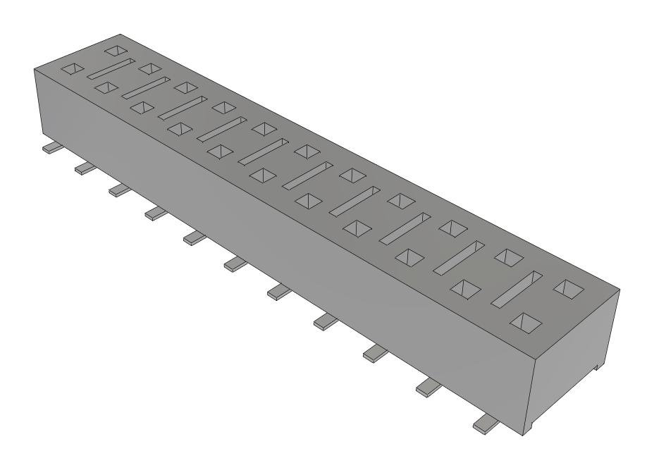 Samtec Hle-111-02-L-Dv-Be-A-Fr Connector, Rcpt, 22Pos, 2Row, 2.54mm