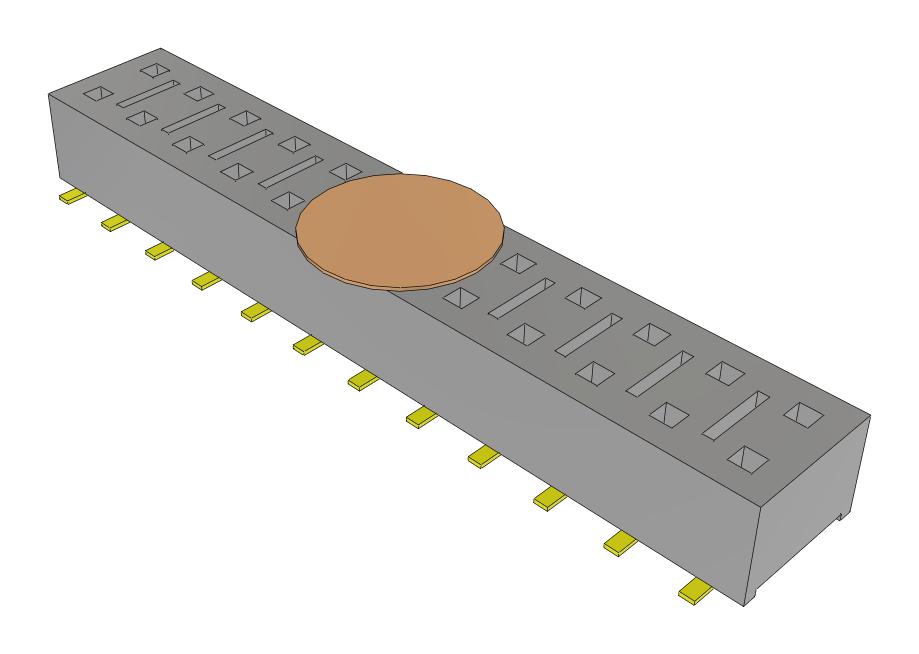 Samtec Hle-112-02-G-Dv-Be-A-K-Fr Connector, Rcpt, 24Pos, 2Row, 2.54mm