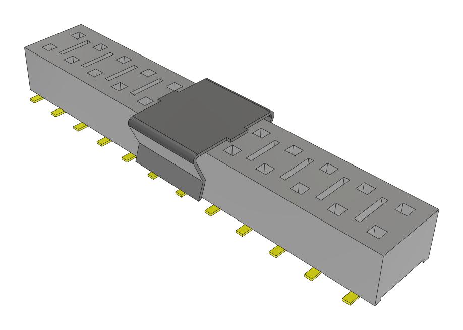 Samtec Hle-112-02-G-Dv-Be-A-P-Fr Connector, Rcpt, 24Pos, 2Row, 2.54mm