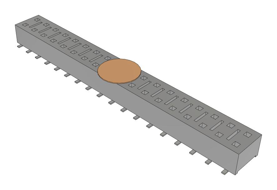 Samtec Hle-118-02-F-Dv-Be-A-K-Fr Connector, Rcpt, 36Pos, 2Row, 2.54mm