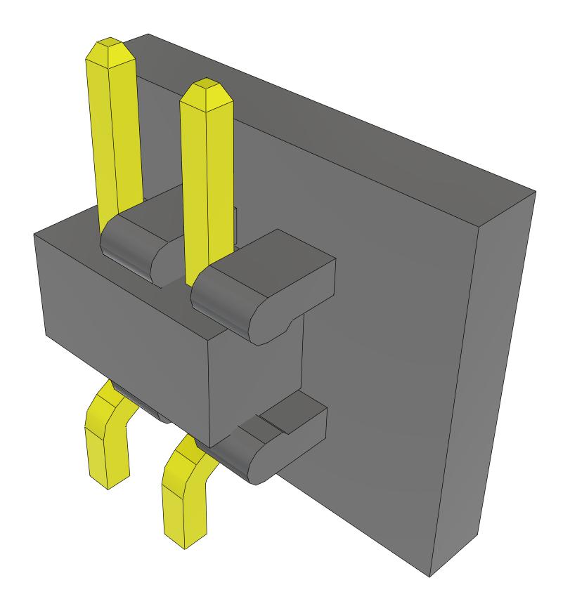 Samtec Mmt-102-01-F-Sh-P-Fr Connector, R/a Header, 2Pos, 1Row, 2mm, Smt