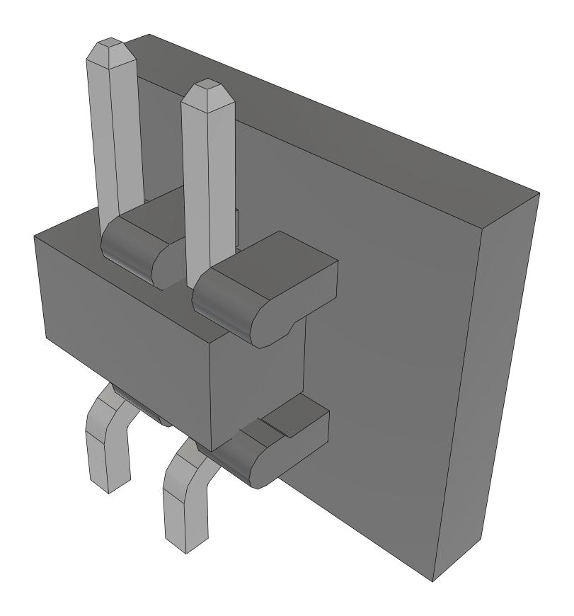 Samtec Mmt-102-01-T-Sh-P-Fr Connector, R/a Header, 2Pos, 1Row, 2mm, Smt