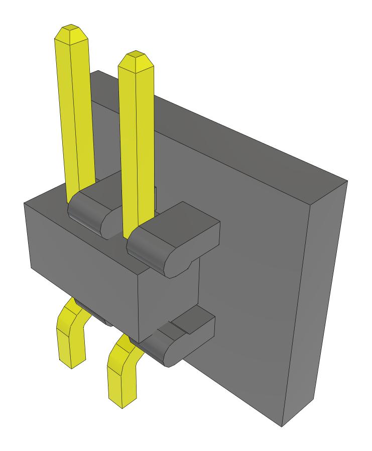 Samtec Mmt-102-02-F-Sh-P-Fr Connector, R/a Header, 2Pos, 1Row, 2mm, Smt